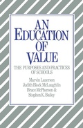 Cover: An Education of Value - Cambridge University Press