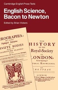 Cover: English Science: Bacon to Newton - Cambridge University Press