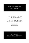 Cover: The Cambridge History of Literary Criticism: Volume 5, Romanticism - Cambridge University Press