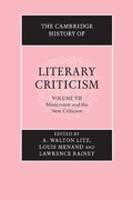 Cover: The Cambridge History of Literary Criticism: Volume 7, Modernism and the New Criticism - Cambridge University Press