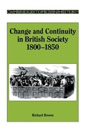 Cover: Change and Continuity in British Society, 1800-1850 - Cambridge University Press