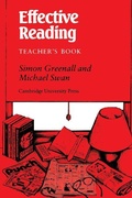 Cover: Effective Reading Teacher's book - Cambridge University Press