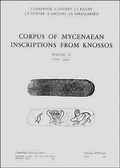 Cover: Corpus of Mycenaean Inscriptions from Knossos: Volume 2, 1064-4495 - Cambridge University Press
