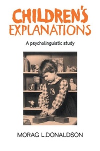 Abbildung von: Children's Explanations - Cambridge University Press