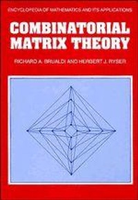 Enlarge image Cover: Combinatorial Matrix Theory - Cambridge University Press