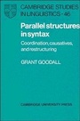 Cover: Parallel Structures in Syntax - Cambridge University Press