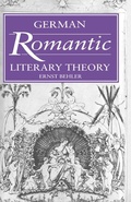 Cover: German Romantic Literary Theory - Cambridge University Press