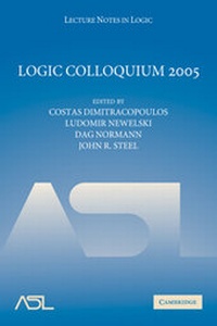 Enlarge image Cover: Logic Colloquium 2005 - Cambridge University Press