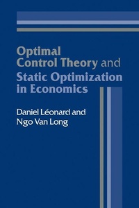 Enlarge image Cover: Optimal Control Theory and Static Optimization in Economics - Cambridge University Press