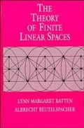 Cover: The Theory of Finite Linear Spaces - Cambridge University Press