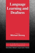Cover: Language Learning and Deafness - Cambridge University Press