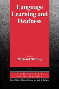 Enlarge image Cover: Language Learning and Deafness - Cambridge University Press