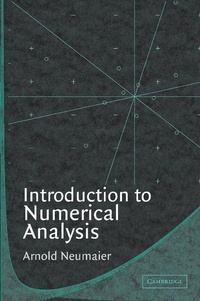 Enlarge image Cover: Introduction to Numerical Analysis - Cambridge University Press