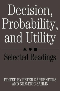 Enlarge image Cover: Decision, Probability and Utility - Cambridge University Press