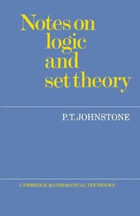 Enlarge image Cover: Notes on Logic and Set Theory - Cambridge University Press