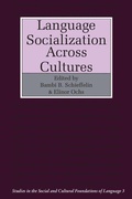 Cover: Language Socialization across Cultures - Cambridge University Press