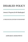 Cover: Disabled Policy - Cambridge University Press