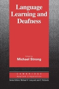 Cover: Language Learning and Deafness - Cambridge University Press