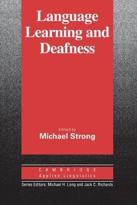Enlarge image Cover: Language Learning and Deafness - Cambridge University Press