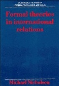 Cover: Formal Theories in International Relations - Cambridge University Press