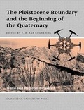 Cover: The Pleistocene Boundary and the Beginning of the Quaternary - Cambridge University Press