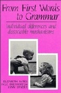 Cover: From First Words to Grammar - Cambridge University Press