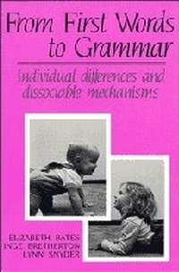 Enlarge image Cover: From First Words to Grammar - Cambridge University Press
