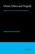 Cover: Christ, Ethics and Tragedy - Cambridge University Press