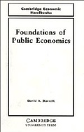 Cover: Foundations in Public Economics - Cambridge University Press