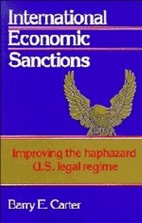 Enlarge image Cover: International Economic Sanctions - Cambridge University Press