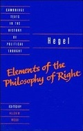 Cover: Hegel: Elements of the Philosophy of Right - Cambridge University Press