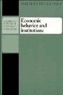 Cover: Economic Behavior and Institutions - Cambridge University Press