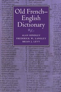 Cover: Old French-English Dictionary - Cambridge University Press