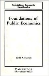 Enlarge image Cover: Foundations in Public Economics - Cambridge University Press