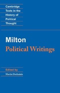 Cover: Milton: Political Writings - Cambridge University Press