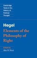 Cover: Hegel: Elements of the Philosophy of Right - Cambridge University Press