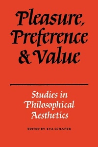 Enlarge image Cover: Pleasure, Preference and Value - Cambridge University Press