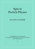 Cover: Spin in Particle Physics - Cambridge University Press