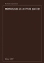Cover: Mathematics as a Service Subject - Cambridge University Press