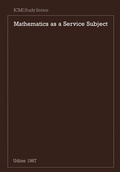 Cover: Mathematics as a Service Subject - Cambridge University Press
