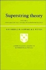 Cover: Superstring Theory: Volume 2, Loop Amplitudes, Anomalies and Phenomenology - Cambridge University Press