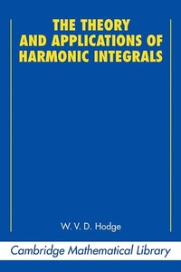 Abbildung von: The Theory and Applications of Harmonic Integrals - Cambridge University Press