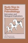 Cover: Body Size in Mammalian Paleobiology - Cambridge University Press