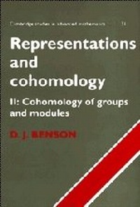 Abbildung von: Representations and Cohomology: Volume 2, Cohomology of Groups and Modules - Cambridge University Press