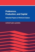 Cover: Preference, Production and Capital - Cambridge University Press