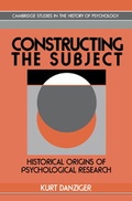 Cover: Constructing the Subject - Cambridge University Press