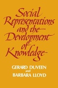 Cover: Social Representations and the Development of Knowledge - Cambridge University Press
