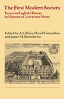 Cover: The First Modern Society - Cambridge University Press