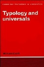Cover: Typology and Universals - Cambridge University Press