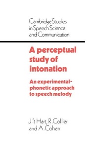 Enlarge image Cover: A Perceptual Study of Intonation - Cambridge University Press